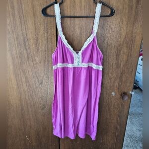 Apt. 9 Pink Lace Trim Nightgown | XL